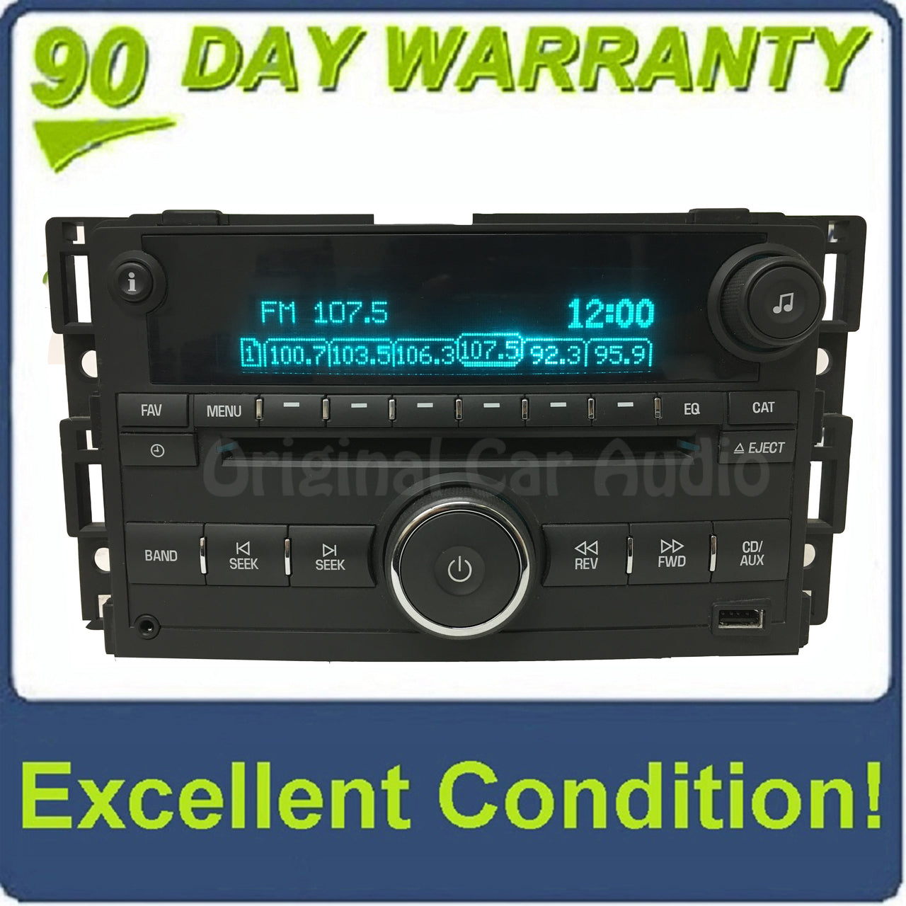 GMC Chevy HHR RDS Radio Stereo MP3 AUX CD Player OEM