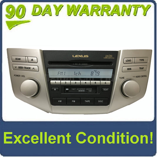 2004 - 2006 Lexus RX330 OEM Mark Levinson 6 CD Changer Radio P6827