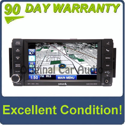 2007 - 2014 JEEP DODGE CHRYSLER OEM MyGig RHR GPS MP3 AUX Radio SAT Stereo CD Player Receiver