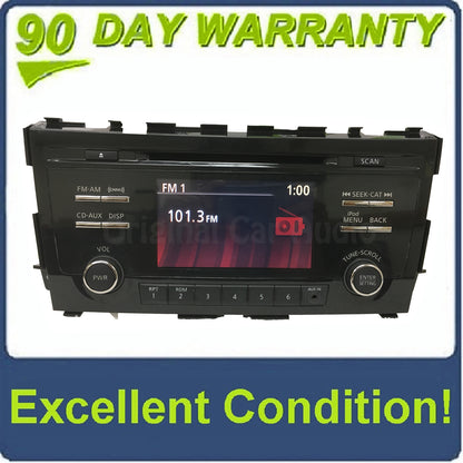 2013 - 2015 Nissan Altima OEM Single CD AM FM SAT Radio Aux Receiver
