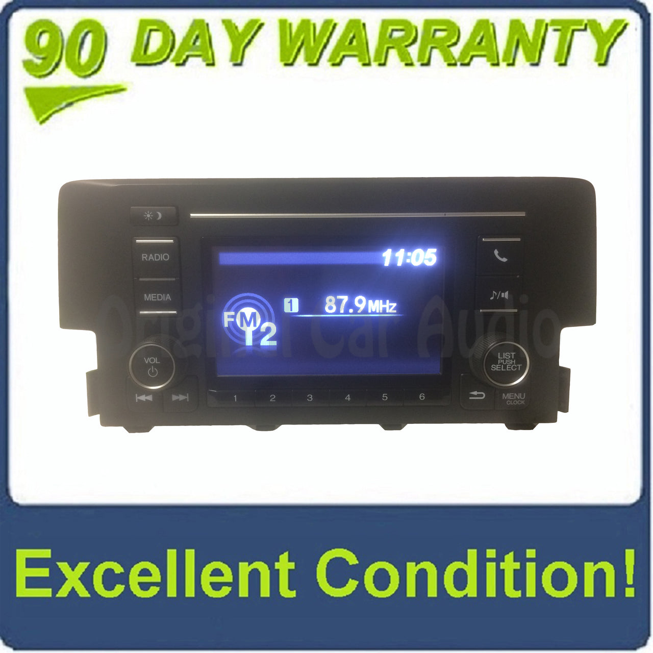2016 - 2018 Honda Civic OEM Bluetooth Radio Media Receiver