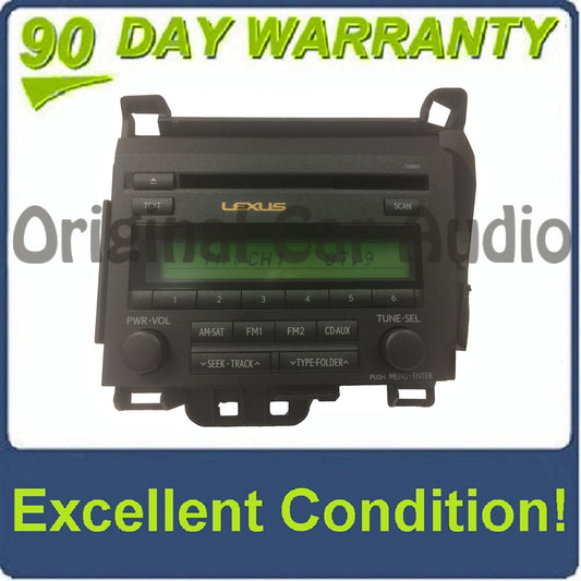 2011 - 2014 Lexus CT200H Hybrid OEM AM FM 6 CD Radio Receiver P10024