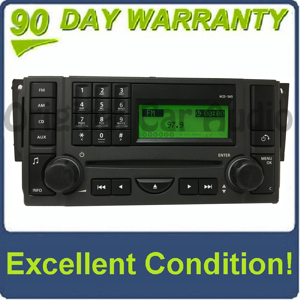 2006 - 2008 Range Rover Sport OEM 6 CD Harman Kardon Radio VUX500340