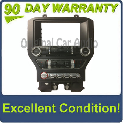 2015 - 2017 Ford Mustang OEM Silver Trim 8" Touch Screen Radio Display Bezel ONLY