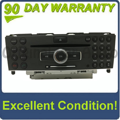 2008 - 2012 Mercedes C-Class C230 C250 C300 C350 C63 OEM Navigation GPS 6 CD Radio Media Command Receiver