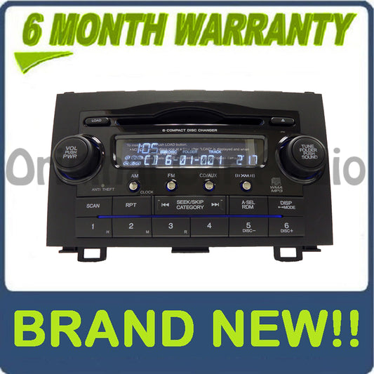 NEW HONDA CRV CR-V Radio 6 Disc CD Changer XM MP3 2007 2008 2009 2010