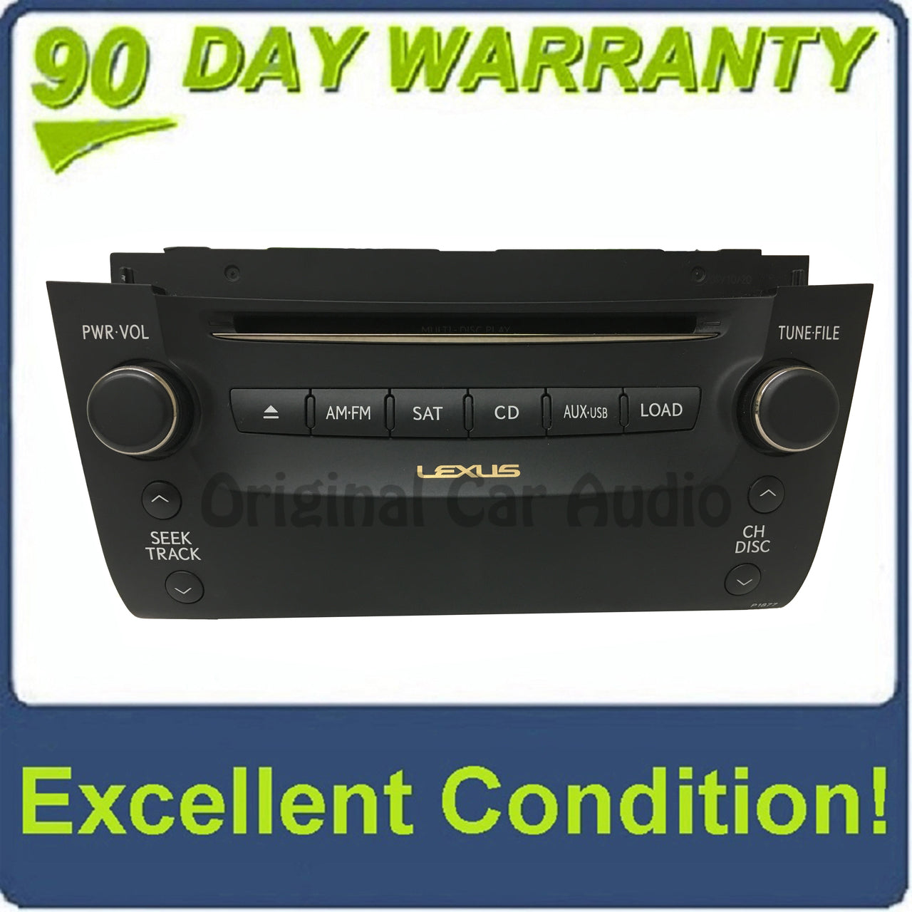2010 - 2011 Lexus GS350 GS460 OEM 6 CD AM FM SAT USB Radio Reciever P1877