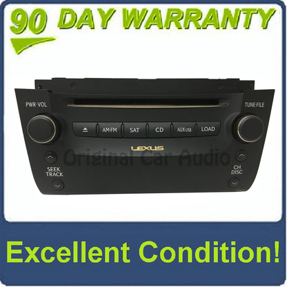 2010 - 2011 Lexus GS350 GS460 OEM 6 CD AM FM SAT USB Radio Reciever P1877