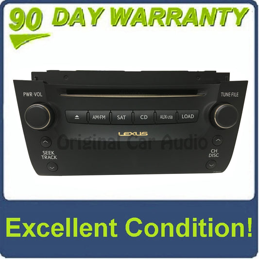 2010 - 2011 Lexus GS350 GS460 OEM 6 CD AM FM SAT USB Radio Reciever P1877