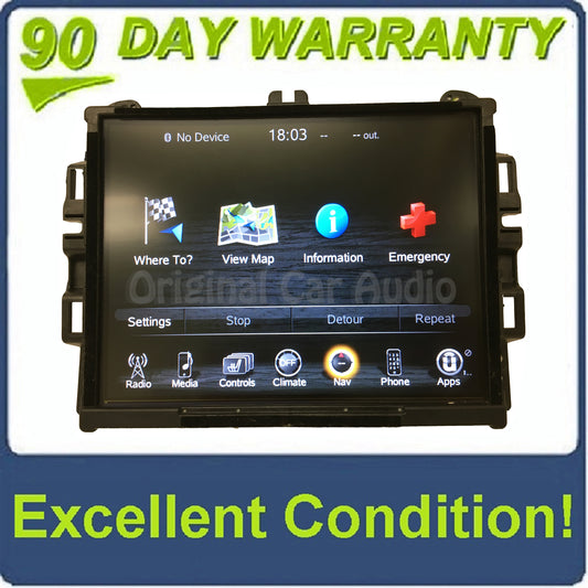 NEW 2013 - 2016 Dodge Ram OEM VP4 NA Media XM AM FM Radio Center UConnect LCD Screen