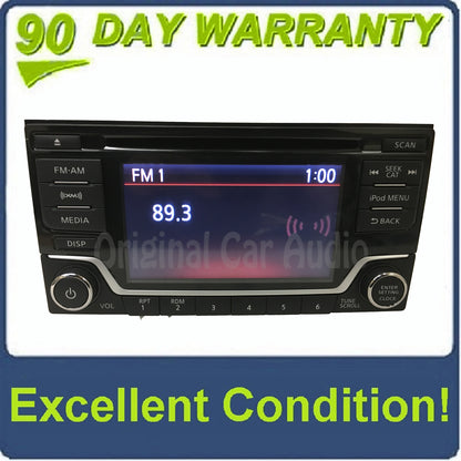 2014 - 2017 Nissan Frontier Sentra OEM Single CD AM FM SAT Radio CD Player Receiver