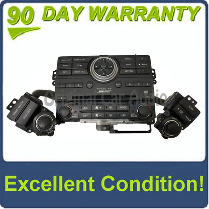 2007 - 2013 Nissan Pathfinder Armada OEM BOSE Audio Climate Control Panel