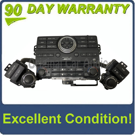 2007 - 2013 Nissan Pathfinder Armada OEM BOSE Audio Climate Control Panel