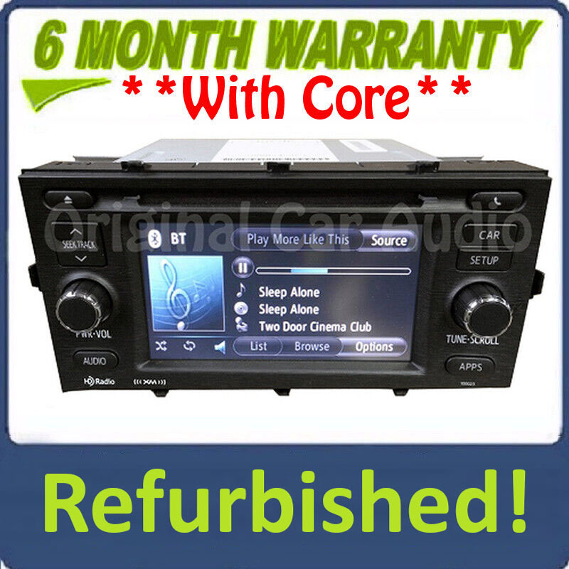 Refurbished New Screen Toyota Prius C 100023 Navigation GPS Radio CD Player OEM