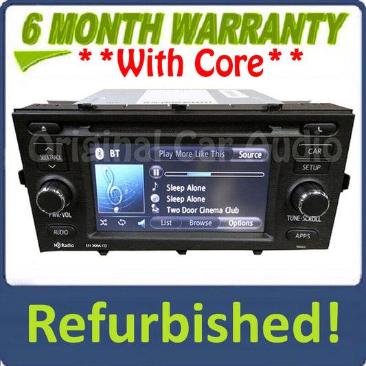 Refurbished New Screen Toyota Prius C 100023 Navigation GPS Radio CD Player OEM