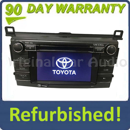 Refurbished 2013 - 2016 Toyota Rav4 Rav-4 CD Player BLUETOOTH Radio Display Screen 100067 BLEMISHED
