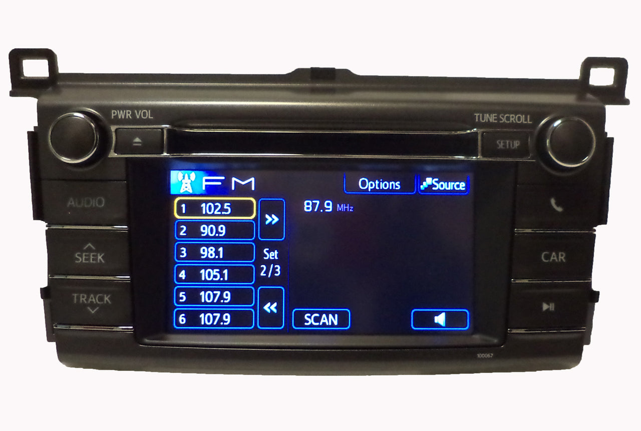 Refurbished 2013 - 2016 Toyota Rav4 Rav-4 CD Player BLUETOOTH Radio with New Display Screen