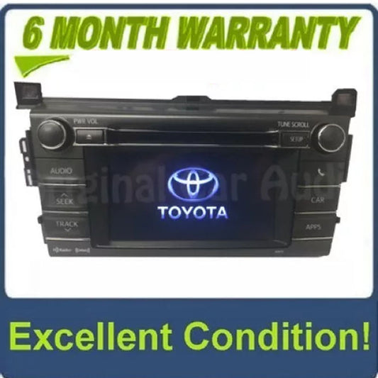 2013 - 2015 Toyota Rav4 OEM AM FM Entune Touch Screen Bluetooth Unit 100072