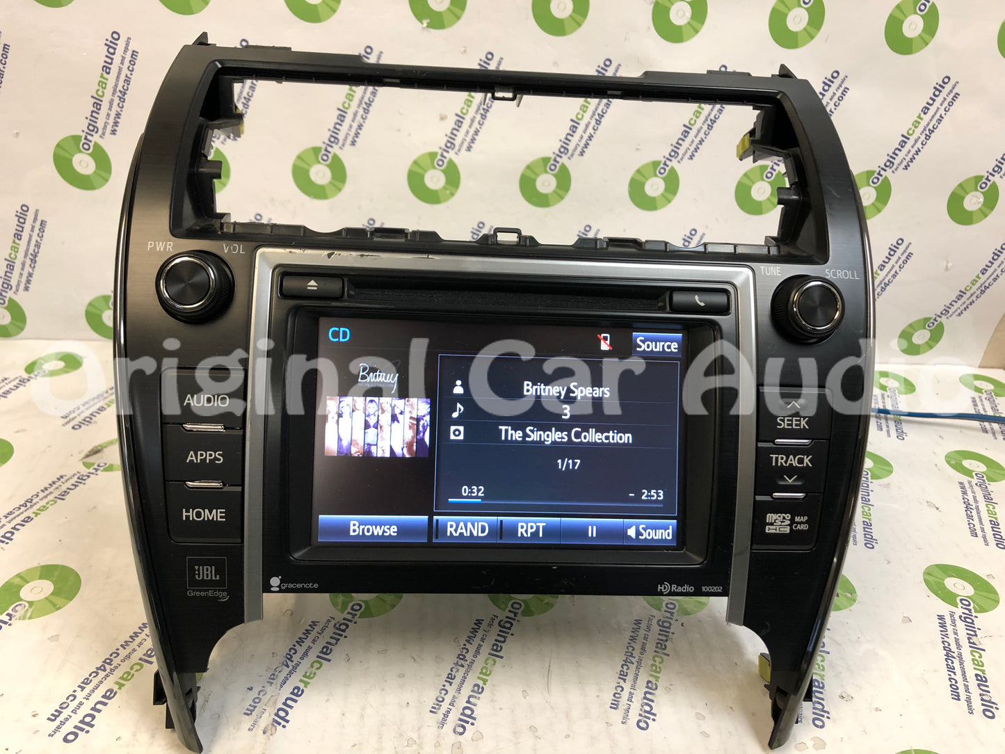 2012 - 2014 Toyota Camry Touch Screen Navigation GPS JBL HD Radio CD Player 100202 BLEMISHED