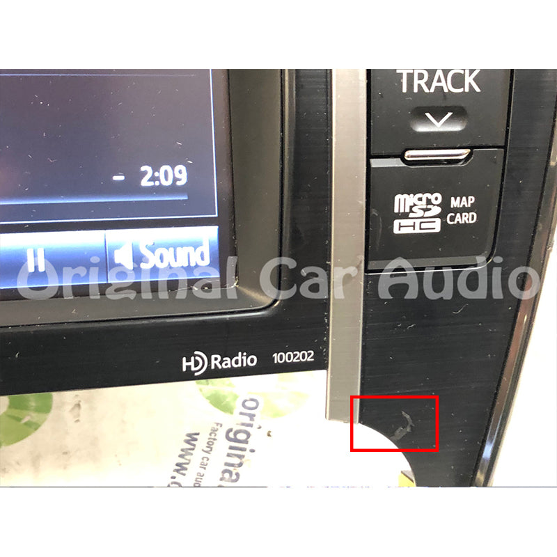 2012 - 2014 Toyota Camry Touch Screen Navigation GPS JBL HD Radio CD Player 100202 BLEMISHED