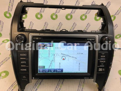 2012 - 2014 Toyota Camry Touch Screen Navigation GPS JBL HD Radio CD Player 100202 BLEMISHED