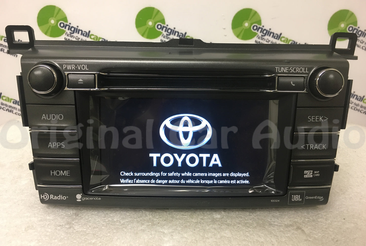 Refurbished 2013 2014 2015 2016 2017 Toyota Rav4 JBL HD Radio AM FM CD Player Navigation Gracenote Bluetooth SAT XM GPS OEM 100324