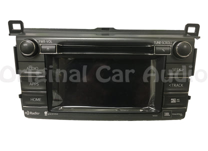 Refurbished 2013 2014 2015 2016 2017 Toyota Rav4 JBL HD Radio AM FM CD Player Navigation Gracenote Bluetooth SAT XM GPS OEM 100324