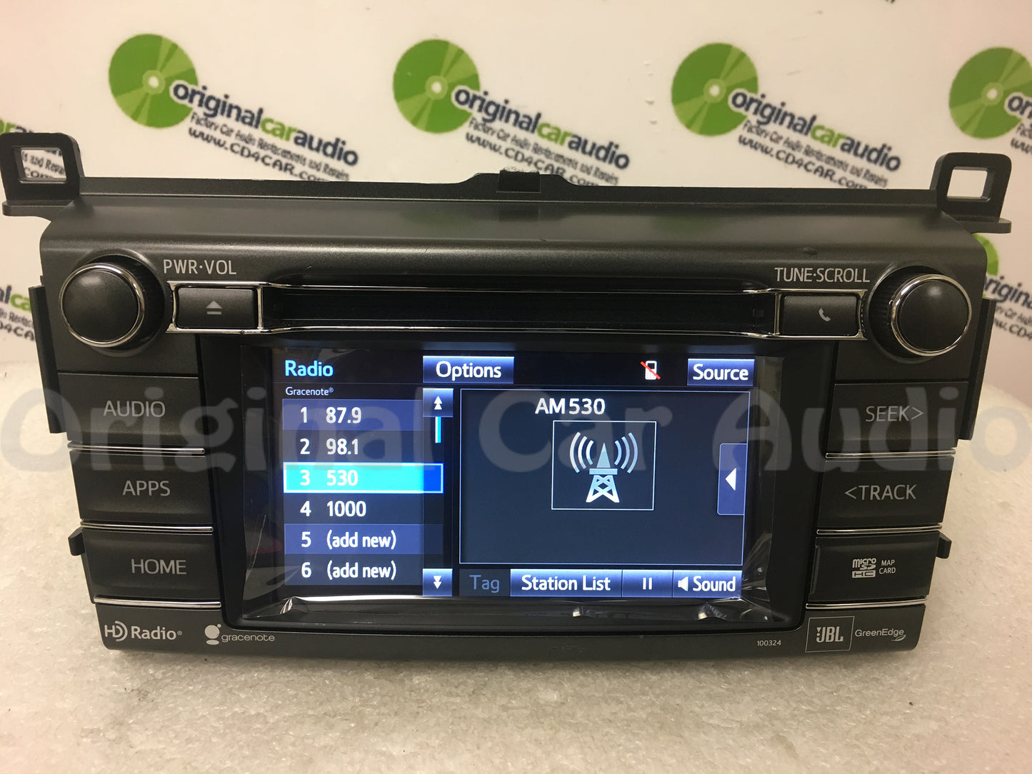 Refurbished 2013 2014 2015 2016 2017 Toyota Rav4 JBL HD Radio AM FM CD Player Navigation Gracenote Bluetooth SAT XM GPS OEM 100324