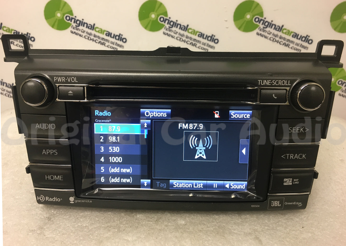 Refurbished 2013 2014 2015 2016 2017 Toyota Rav4 JBL HD Radio AM FM CD Player Navigation Gracenote Bluetooth SAT XM GPS OEM 100324