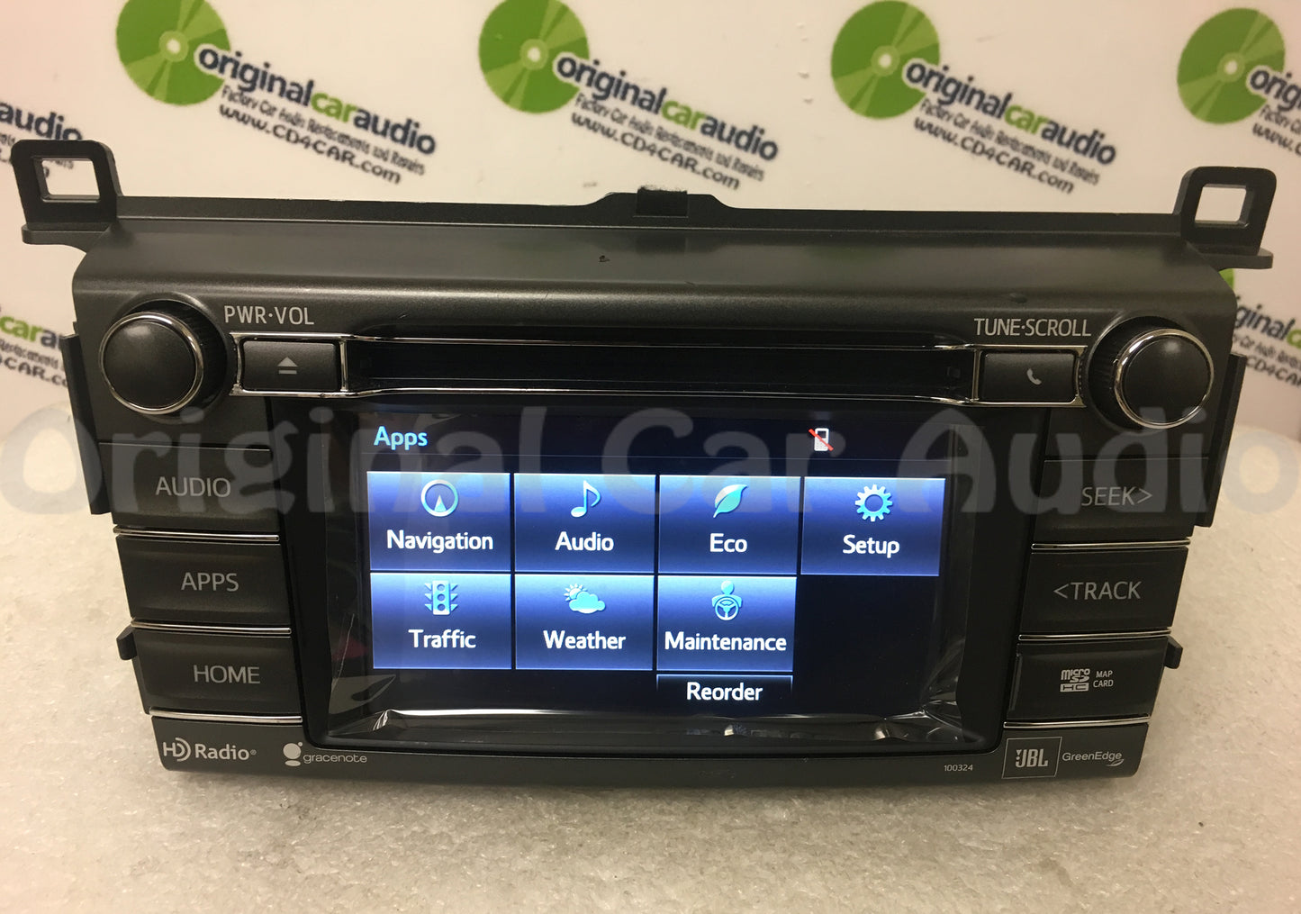 Refurbished 2013 2014 2015 2016 2017 Toyota Rav4 JBL HD Radio AM FM CD Player Navigation Gracenote Bluetooth SAT XM GPS OEM 100324