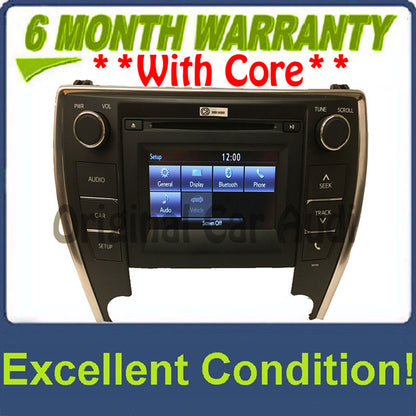 2015 - 2016 Toyota Camry OEM Touch Screen Display AM FM Radio Receiver 100366