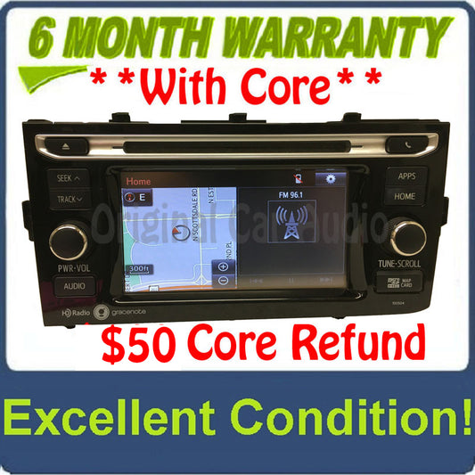 15 - 16 Toyota Prius C OEM Touch Screen Gracenote Navigation HD Radio Receiver