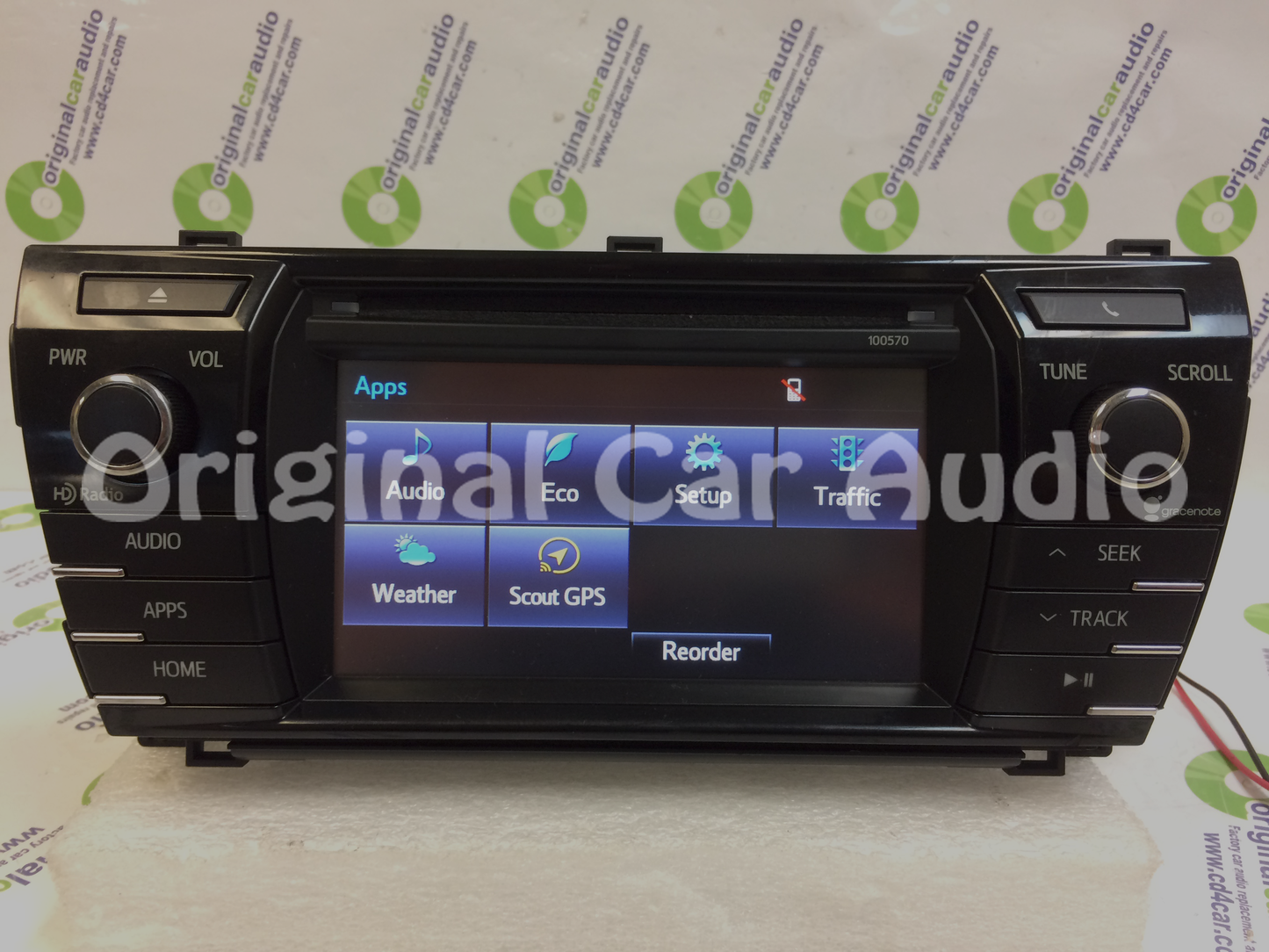 2014 2015 2016 TOYOTA COROLLA OEM HD AM FM XM Radio CD MP3 Player Touchscreen Bluetooth Receiver Backup Camera Compatiable