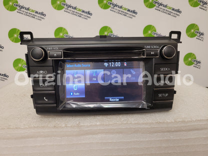 Refurbished 2013 - 2018 Toyota Rav4 AM FM Radio OEM Touchscreen Bluetooth Unit 100573