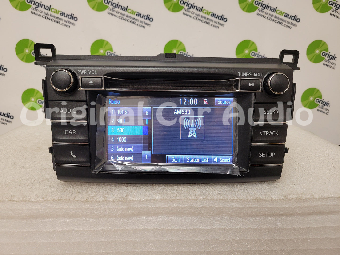 Refurbished 2013 - 2018 Toyota Rav4 AM FM Radio OEM Touchscreen Bluetooth Unit 100573