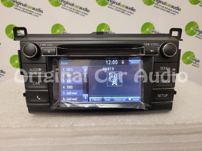 Refurbished 2013 - 2018 Toyota Rav4 AM FM Radio OEM Touchscreen Bluetooth Unit 100573