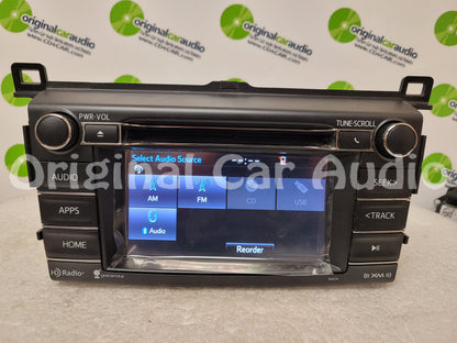 Refurbished  2015 - 2018 Toyota RAV4 OEM HD Radio Touch Screen CD Player Gracenote Bluetooth Receiver 100574, 100582