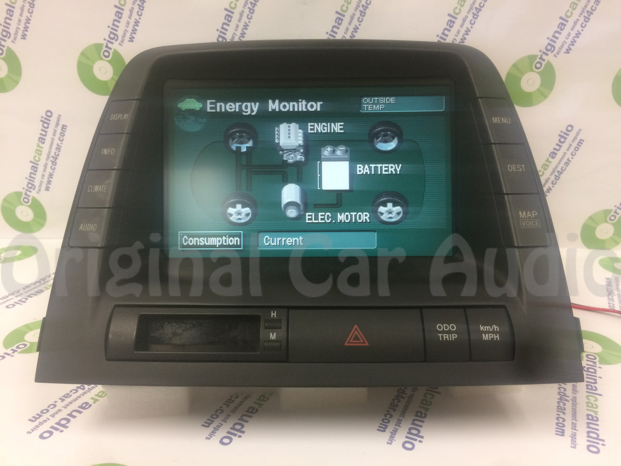 2004 - 2006 Toyota Prius OEM Information Energy Center Display Screen
