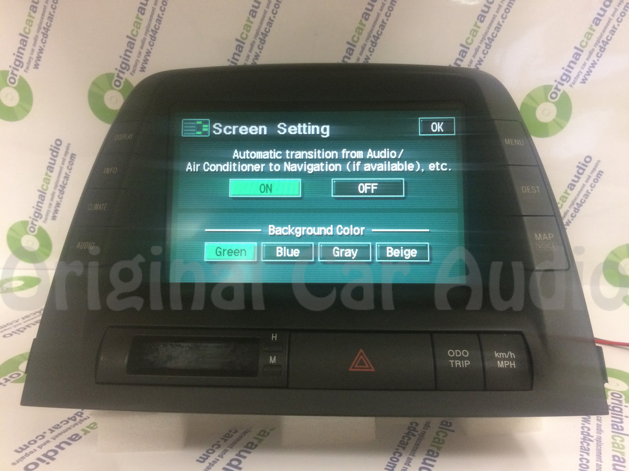 2004 - 2006 Toyota Prius OEM Information Energy Center Display Screen