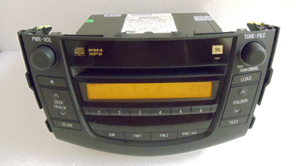 2006 - 2011 Toyota RAV4 JBL Radio MP3 6 Disc CD Player 86120-42180