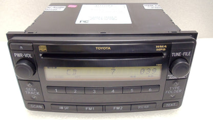 2003 - 2011 TOYOTA 4Runner Celica Echo FJ Cruiser Highlander MR2 Rav4 Yaris OEM SIRIUS XM Satellite Radio Stereo MP3 CD Player 11842