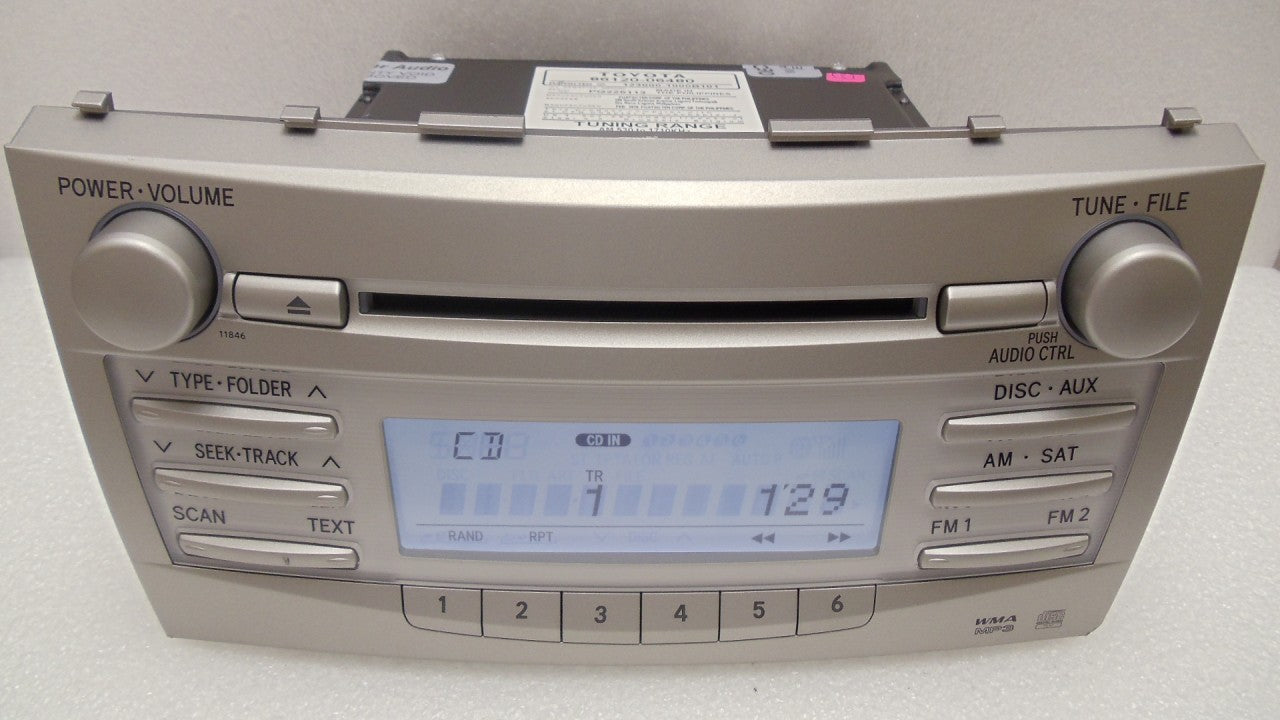 2007 - 2011 Toyota Camry Radio CD XM 11846