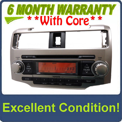 10 11 12 TOYOTA 4Runner OEM Satellite Radio Stereo MP3 CD Player 11853 2010 2011 2012