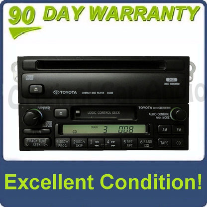 90 91 92 93 94 95 96 97 98 99 Toyota Celica 4Runner Camry Radio Tape CD Player A51707 1990 1991 1992 1993 1994 1995 1996 1997 1998 1999