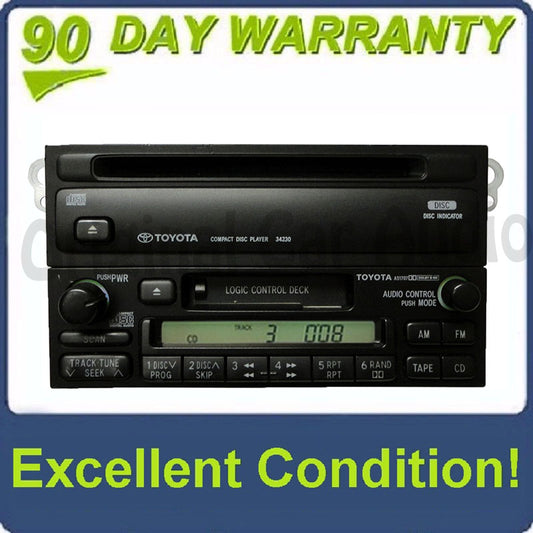 90 91 92 93 94 95 96 97 98 99 Toyota Celica 4Runner Camry Radio Tape CD Player A51707 1990 1991 1992 1993 1994 1995 1996 1997 1998 1999