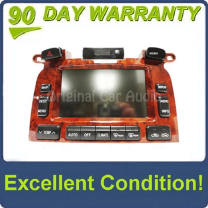 2004 - 2007 Toyota Highlander OEM Navigation GPS Display Screen Monitor