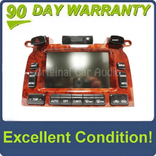 2004 - 2007 Toyota Highlander OEM Navigation GPS Display Screen Monitor