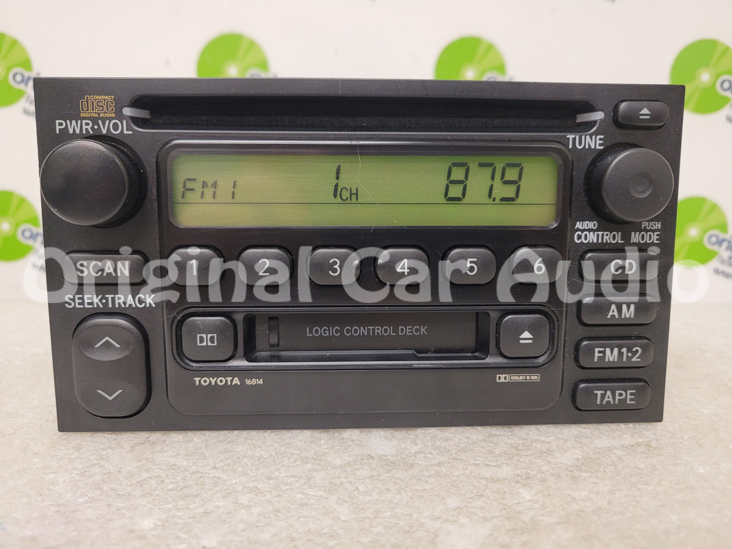1990 -2002 Toyota Radio CD  and Cassette Player