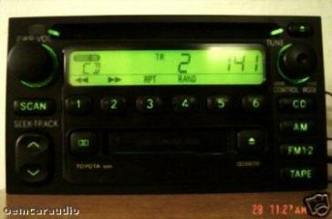 1990 - 2001 Toyota Camry Celica Radio Tape CD Player