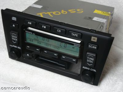 2000 2001 2002 2003 2004 Toyota AVALON JBL Radio Tape CD Player 00 01 02 03 04 16824 86120-AC091